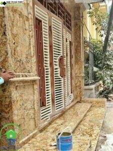 đá bậc tam cấp