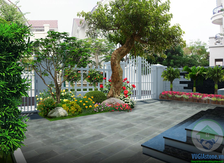 Mẫu đá lát sân vườn cao cấp