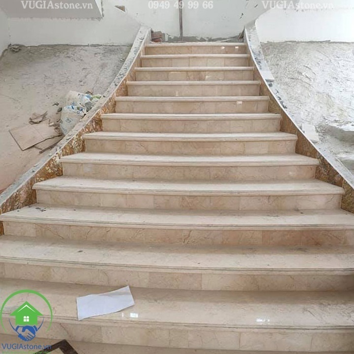 Đá marble kem nhiệt đới tự nhiên