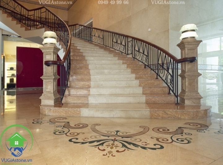 Đá marble kem nhiệt đới tự nhiên