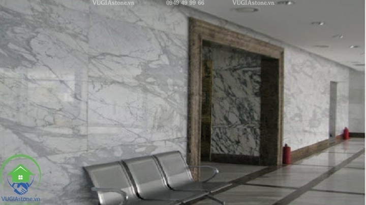 Đá marble Trắng Hy Lạp (Volakas)