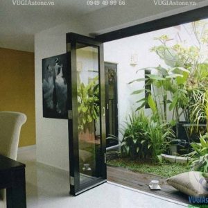 Đá tiểu cảnh sân sau nhà