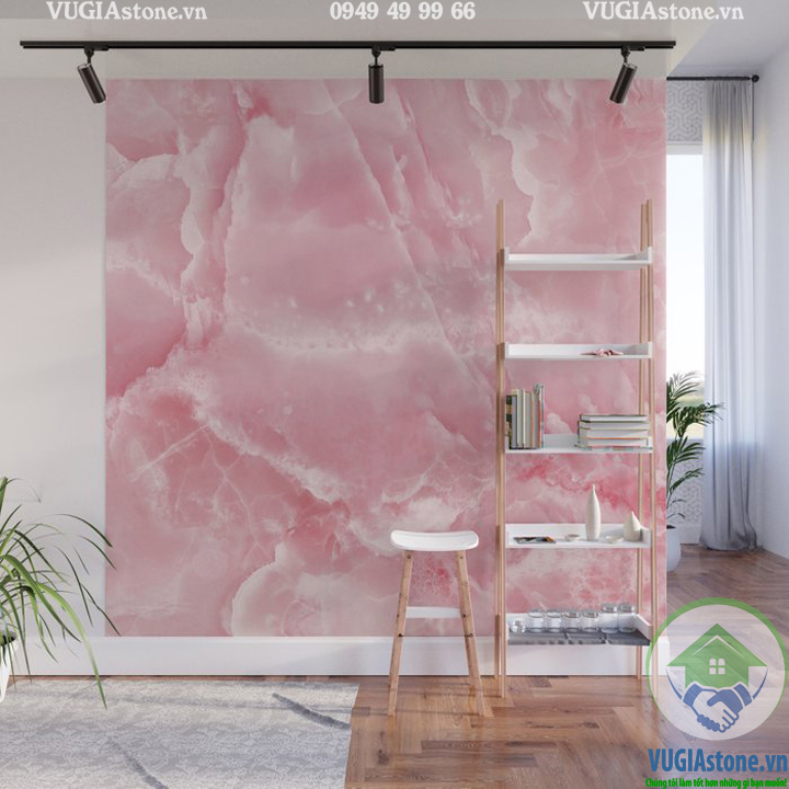 Đá tự nhiên colorful mauver onyx