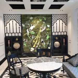 Sàn hoa văn đen tia chớp