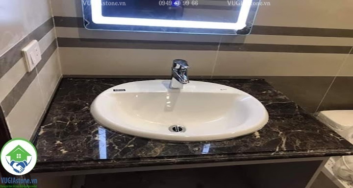 Đá Tây Ban Nha làm lavabo