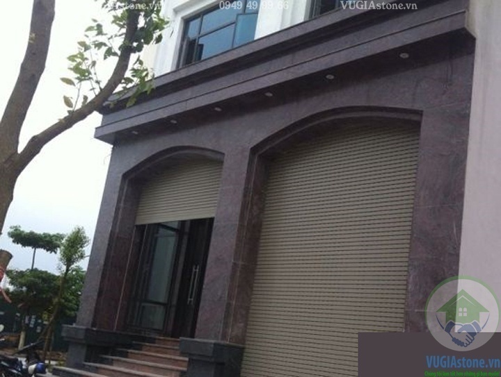 Ốp cột đá nâu anh quốc