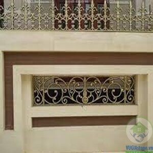 Đá vàng tằm ốp tường rào